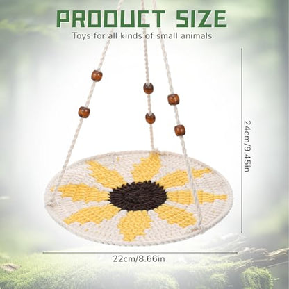 Reptile Hammock Large Bearded Dragon Bed Small Lizard Cage Habitat Tank Accessories Hanging Pet Platform Carrier for Lizard Cage Gecko Chameleon Birds Rats Gecko Lguana Reptiles Snakes
