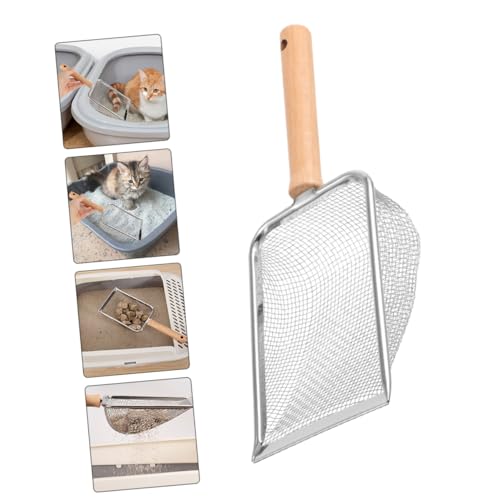 Sosoport Cat Litter Scoop Handle Reptile Litter Shovel Easy to Cat Waste for Pets and Design