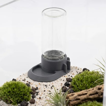 2-in-1 Ant Feeder & Waterer 10ml (Gray) – Dual Purpose Water Dispenser and Food Tray for Ant Farms