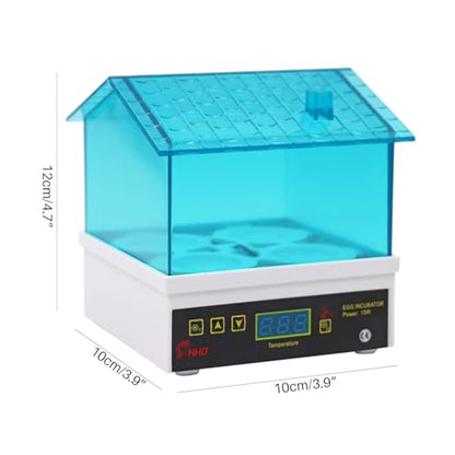 Digital Egg Incubator Egg Hatching Incubator Small House with Automatic Temperature Control Digital Professional Poultry Hatcher Machine for Hatching Chicken Birds Duck Quail Turkey Goose Egg