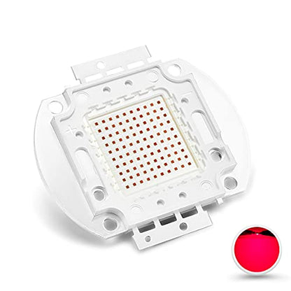 CHANZON High Power Led Chip 100W Deep Red Plant Grow Light 650nm - 660nm | (3000mA / DC 20V - 24V / 100 Watt) SMD COB Emitter Diode Components Bead for DIY Hydroponic Flowers Growing Lamp - color: L) Deep Red (660nm)