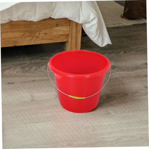 SUPVOX Grooming Tub Container for Pets and Plants Plastic Water Bucket with Ergonomic Handle Versatile Cleaning Pail for and Outdoor Use Capacity for and Spill Pouring