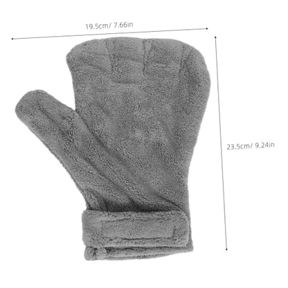 Homoyoyo Bite Training Gloves Anti-bite Pet Protective Mittens Gray Small Animal Handling Gloves for Reptiles Birds and Chinchillas