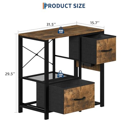 20-29 Gallon Fish Tank Stand, Aquarium Stand with Power Outlet | Heavy-Duty Metal and Wood Aquarium Stand with 6-Leg Support and 4-Tier Open Storage Shelves - color: Brown