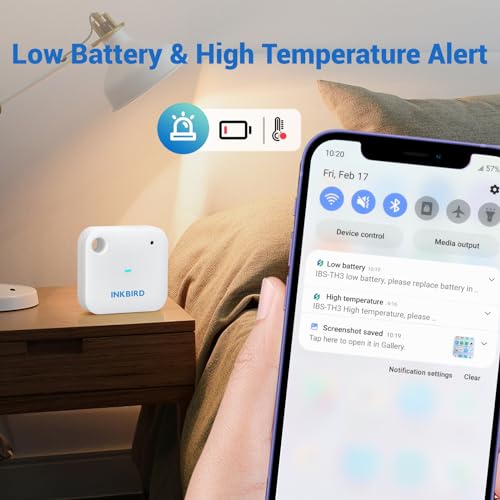 INKBIRD WiFi Thermometer Hygrometer IBS-TH3 Smart Temp Humidity Sensor