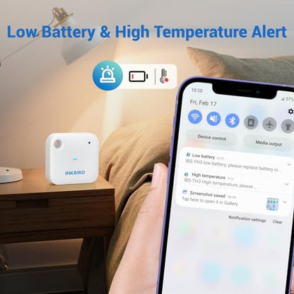INKBIRD WiFi Thermometer Hygrometer IBS-TH3 Smart Temp Humidity Sensor