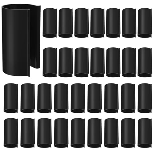 Jetec 32 Pack PVC Pipe Clips Cover Clamps 2.4",for 1 Inch PVC Pipe,Black | For Pool Covers, Greenhouses, Garden Shelters, Bird Netting, Hoop House Frames, Snap Hanger, Simple Installation - color: Black, size: for 1 Inch PVC Pipe