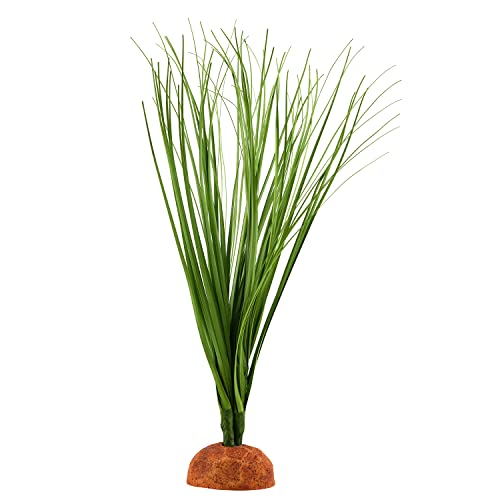 Fake Green Grass Reptile Terrarium Plants for Lizard Snake Tank | Bearded Dragon Gecko Tortoise Hermit Crab Habitat - color: G-fake Green Grass Plant