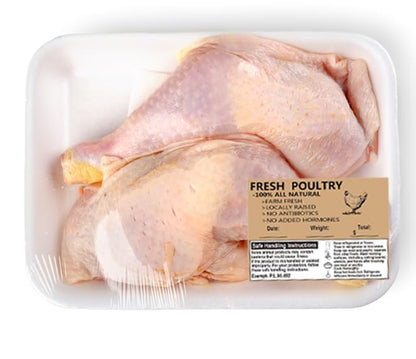 Remarkable Poultry Freezer Labels,2.5inchx4inch with Safe Handling Instructions Exemption-P.L. 90-492 (100Pcs )