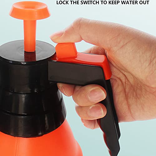 Hand Pressure Trigger Spray Bottle, Hand Air Compression Pump Spray Bottle Adjustable Thickened 1.5L Capacity for Meeting Daily Needs