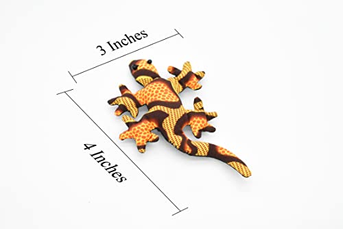 Gecko, Orange, Reptiles, Hand Made, Thailand Sand Creatures, Toy, Paper Weight, Bean Bag, Cornhole 3" TH9 BB67