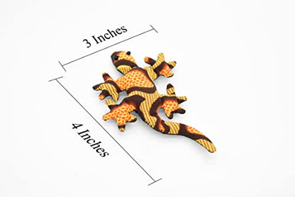 Gecko, Orange, Reptiles, Hand Made, Thailand Sand Creatures, Toy, Paper Weight, Bean Bag, Cornhole 3" TH9 BB67