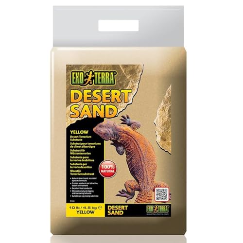 Exo Terra Desert Sand, 10-Pound, Yellow - color: Yellow, size: 10-Pound