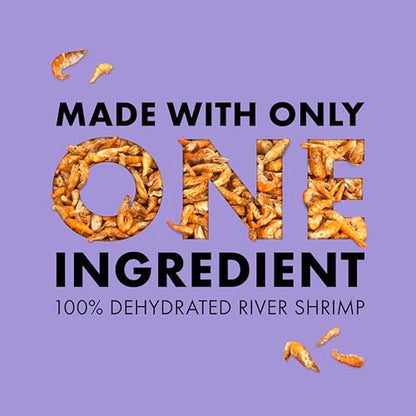 Zilla Reptile Food Munchies River Shrimp for Turtles, Salamanders, Axolotls, and Large Tropical Fish, 2-Ounce