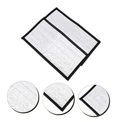 Happyyami Reptile Box Heating Pad Reptile Heat Pad Reflective Film Insulation Mat for Snakes Lizards and Turtles - size: 30X16X0.1cm