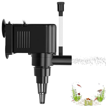 AquaMiracle Aquarium Powerhead Pump Circulating Water Pump 265 GPH for 60-80 Gallon Aquariums with Aerating Features - size: For 60-80 Gal Aquarium