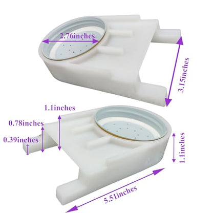 AukBeeFun 8 Pack Bee Feeders for Hives Mason Jar Sugar Water Feeder for Bees