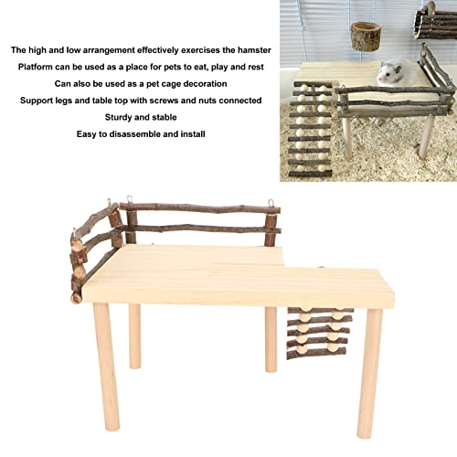Hamster Climb, Multipurpose Hamster Playing Animal Bridge Rodents Chew Toy for Hamsters Chinchillas Guinea Pig Ferret Reptile