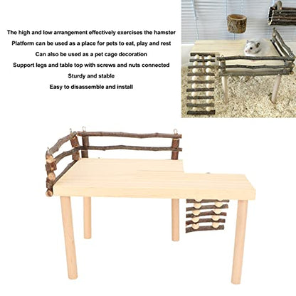 Hamster Climb, Multipurpose Hamster Playing Animal Bridge Rodents Chew Toy for Hamsters Chinchillas Guinea Pig Ferret Reptile