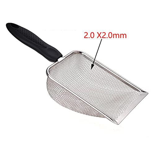 Reptile Sand Cleaning Tool Mesh Screen Fecal Spoon for Cats and Reptiles