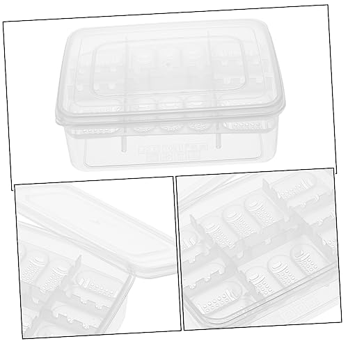 ibasenice Reptile Egg Incubator Box Transparent Hatchery Case for Snakes Lizards and Turtles Easy to Manage and Clean Breeding Tool for Reptile Eggs with Temperature Gauge