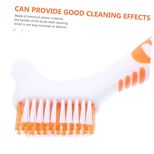 Abaodam Turtle Shell Cleaning Brush Aquatic Tortoise Shell Scrubber Brush Reptile Tank Cleaning Tool for Turtle Aquarium