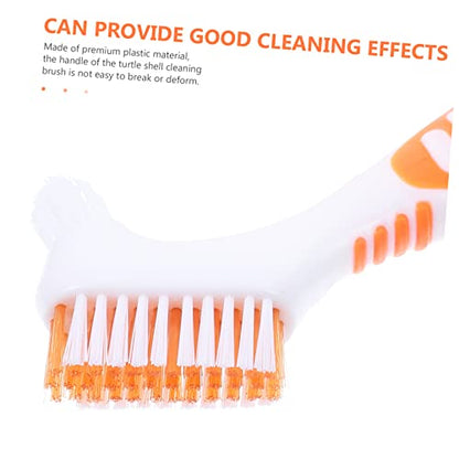 Abaodam Turtle Shell Cleaning Brush Aquatic Tortoise Shell Scrubber Brush Reptile Tank Cleaning Tool for Turtle Aquarium