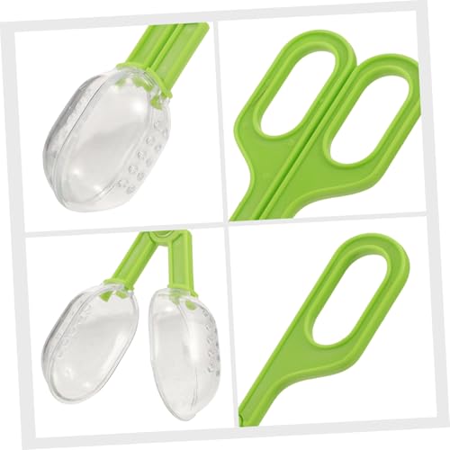 YARNOW Aquarium Cleaning Clip Reptile Feeding Tool Plastic Scoop for Terrarium Maintenance