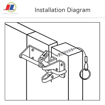 Gravity Gate Latch, Self-Locking Fence Latch, Black | Heavy duty black gravity gate latch with self-locking action for wood and vinyl fences; for outdoor yard and farm gates. - size: Gravity