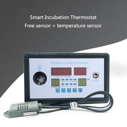 Temperature Humidity Controller Thermostat for 12V 12W 220W Digital Display Multifunction Hygrometer