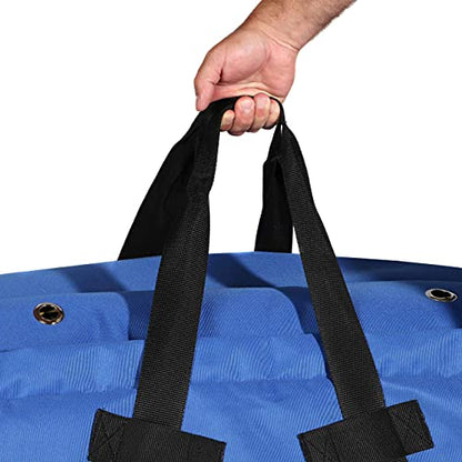 Majestic Ally 1200 D Nylon Fabric Large 44” x 20” x 16” and Extra Large 53"x 24" 20" Heavy-Duty Hay Bale Storage Bag (Red), Royal Blue, youth large / 11-13 - color: Royal Blue, size: youth large / 11-13