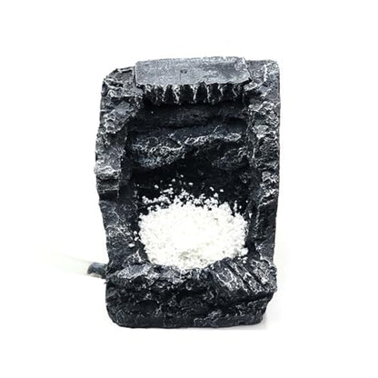 Fish Tank Decoration Rockery, Aquarium Mountain View Stone with Underwater Sand, Small Fish Tank Rockery Cave Waterfall, Resin Rockery Decor, Landscape Ornament Decorations Medium