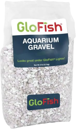 GloFish Aquarium Gravel 5 Pounds, Pearlescent, Complements Tanks and Décor (AQ-78484) (Pack of 6) - size: 5 Pound (Pack of 6)