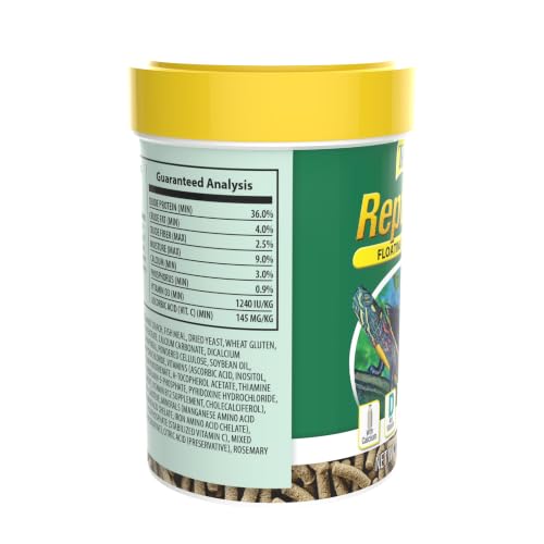 Tetra ReptoMin Floating Food Sticks, 1.59 ounces/45 Grams, Soft Stick Food Formulated for Aquatic Turtles. - size: 1.59 Ounce (Pack of 1)