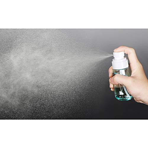 Refillable Cosmetic Spray Bottles for Fine Mist Plastic Empty Clear Refillable Travel Container Essences Rose Water Mister (3.4 Ounce,100ml) - color: 100ml/3.4oz