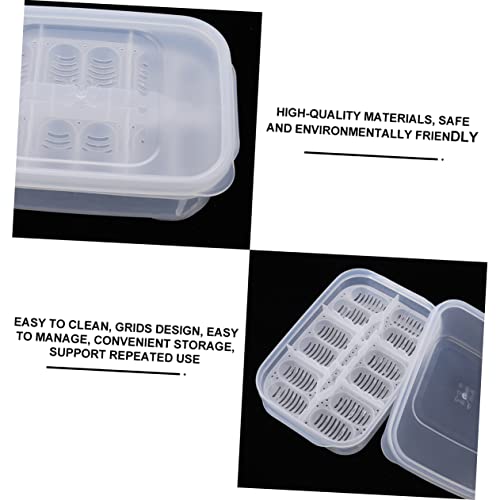 TOYANDONA Reptile Breeding Box Transparent Hatching Box for Snakes and Lizards Material Easy Clean and Lightweight Incubation Tray