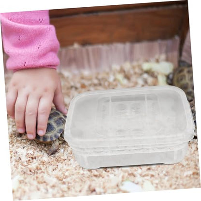 POPETPOP Tray Compartments Hatching Box for Snakes Geckos and Lizards Breeding for Reptiles