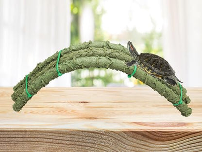 Oooct Turtle Climbing Toys, Plastic Simulation Reptile Climbing Ramp, Reptile Tank Terrarium Accessories, Jungle Climber Long Vines Habitat Decor for Lizards Geckos Snakes