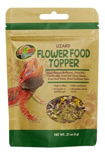 Zoo Med Lizard Flower Food Topper 0.21 oz. - size: 0.21 Ounce (Pack of 1)