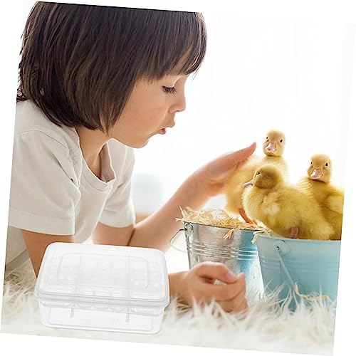 GANAZONO Observation Reptile Egg Incubator 16 Egg Hatching Box for Gecko Lizard Turtle