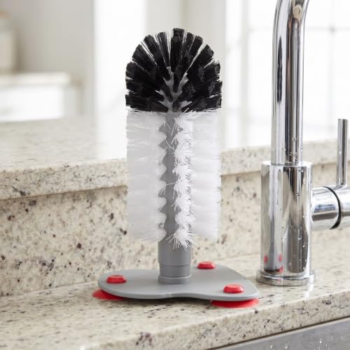 Turtle Shell Cleaning Brush Turtle Scrubber Tool 2pcs with Strong Suction Cup Abs Material Prevents Slipping Removes Dirt for Tank and Terrarium Use