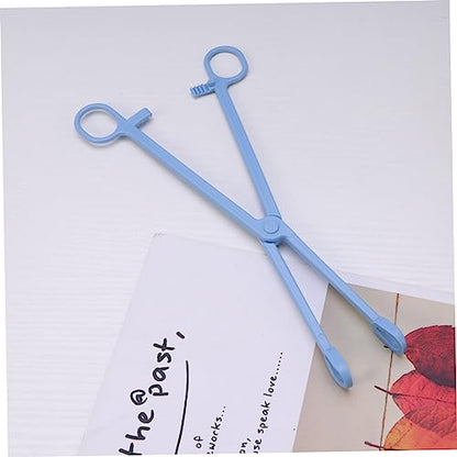 2pcs Plastic Reptile Poop Scoop Tool Tortoise Hamster Lizard Bird Waste Picker Lightweight Poop Pickup Clip for Easy Cleaning