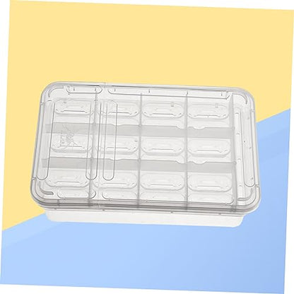 BESPORTBLE Compartments Hatching Box Incubator for Snakes Turtles Geckos and Lizards Easy Observation Breeding Isolation Container for Reptiles