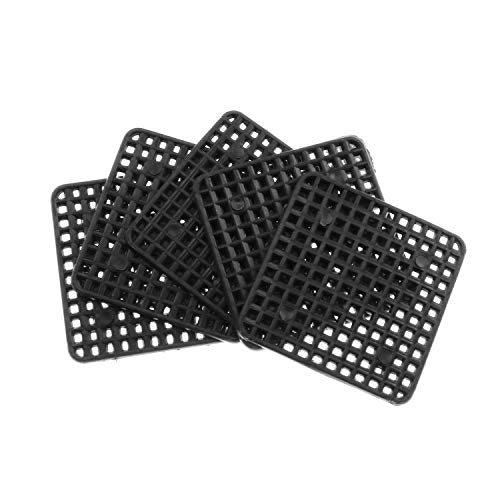 30pcs Flower Pot Hole Mesh Pads Plastic Square Thicken Breathable Net Bottom Grid Mat for Bonsai Garden Supplies