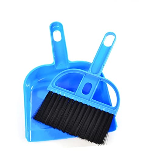 COLLBATH 3pcs Cage Cleaner Broom and Dustpan for Small Animals Portable Pet Cleaning Tool for Guinea Pigs Hamsters Chinchillas and Reptiles Efficient Habitat Maintenance