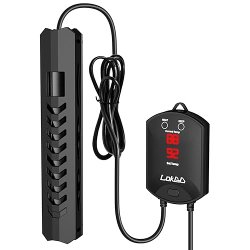 Upgraded 500W Intelligent Aquarium Heater,59°F-93°F Submersible Fish Tank Heater with Intelligent Digital Display Controller and Auto Power Off for 60-135 Gallon Freshwater Saltwater Fish Tanks - size: 60-135 Gallon 500W