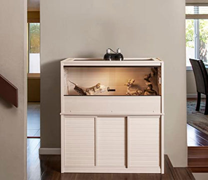 New Age Pet ECOFLEX Large Reptile Enclosure with Matching Cabinet Stand Set in Maple - color: Maple, size: Large