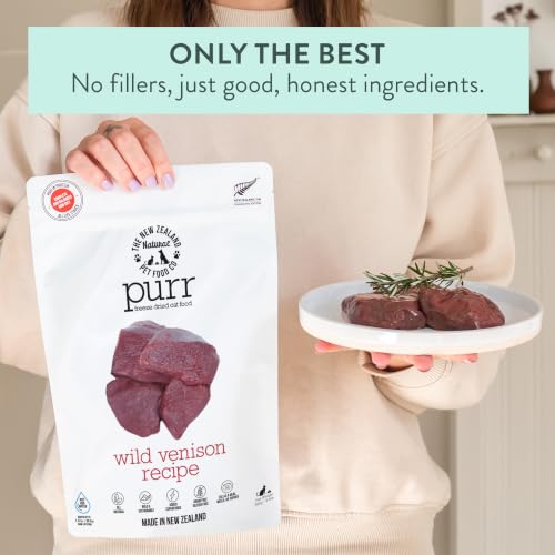 The New Zealand Natural Pet Food Co. Purr Wild Venison Freeze Dried Recipe - size: 9.9 Ounce (Pack of 1)