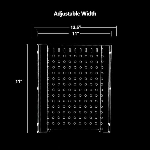 Fish Tank Divider Adjustable Acrylic Aquarium Divider for 15/20 Gallon Tank - size: 15/20 Gallon