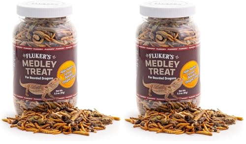 Fluker's Bearded Dragon Medley Treat Food,3.2-Ounce (72023),(Pack of 2) - size: 3.2 Ounce (Pack of 2)